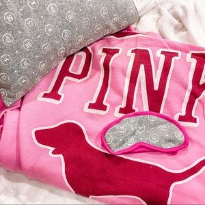 PHI BETA VS PINK 💕 blanket, pillow, & sleep mask